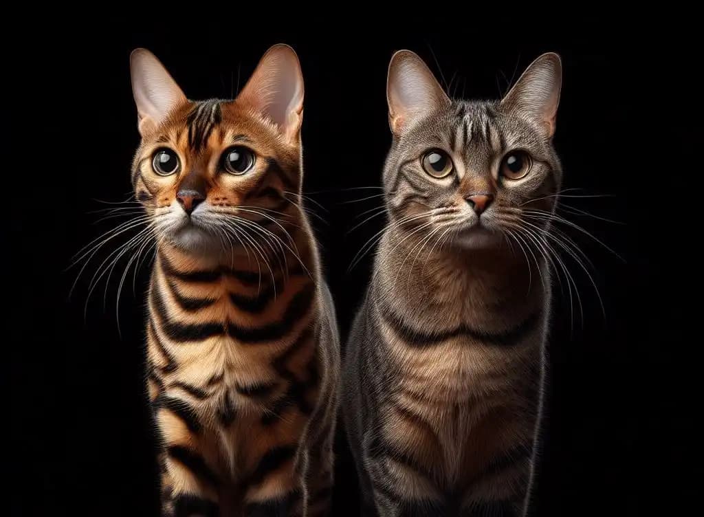 Bengal vs. Tabby: Feline Face-Off Unveiled!