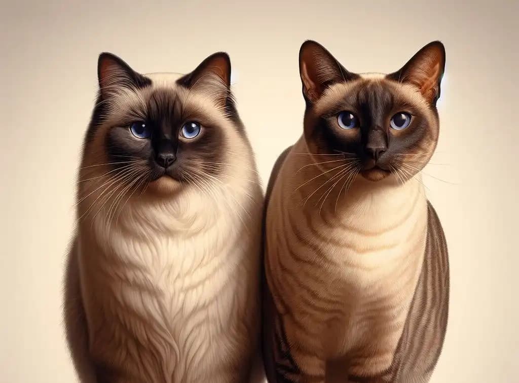 Birman vs. Siamese: Feline Faceoff!