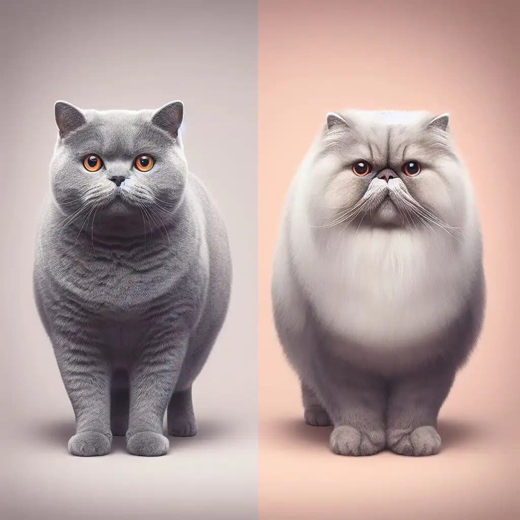 Royal Rivalry Unveiled: British Shorthair vs. Persian - A Purr-fect Tale of Contrasts!