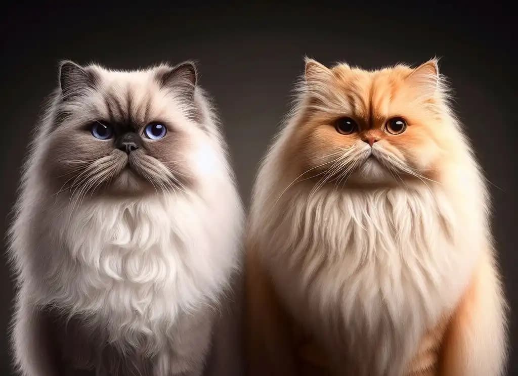 Feline Face-Off: Himalayan vs. Persian Cats - A Regal Rivalry!