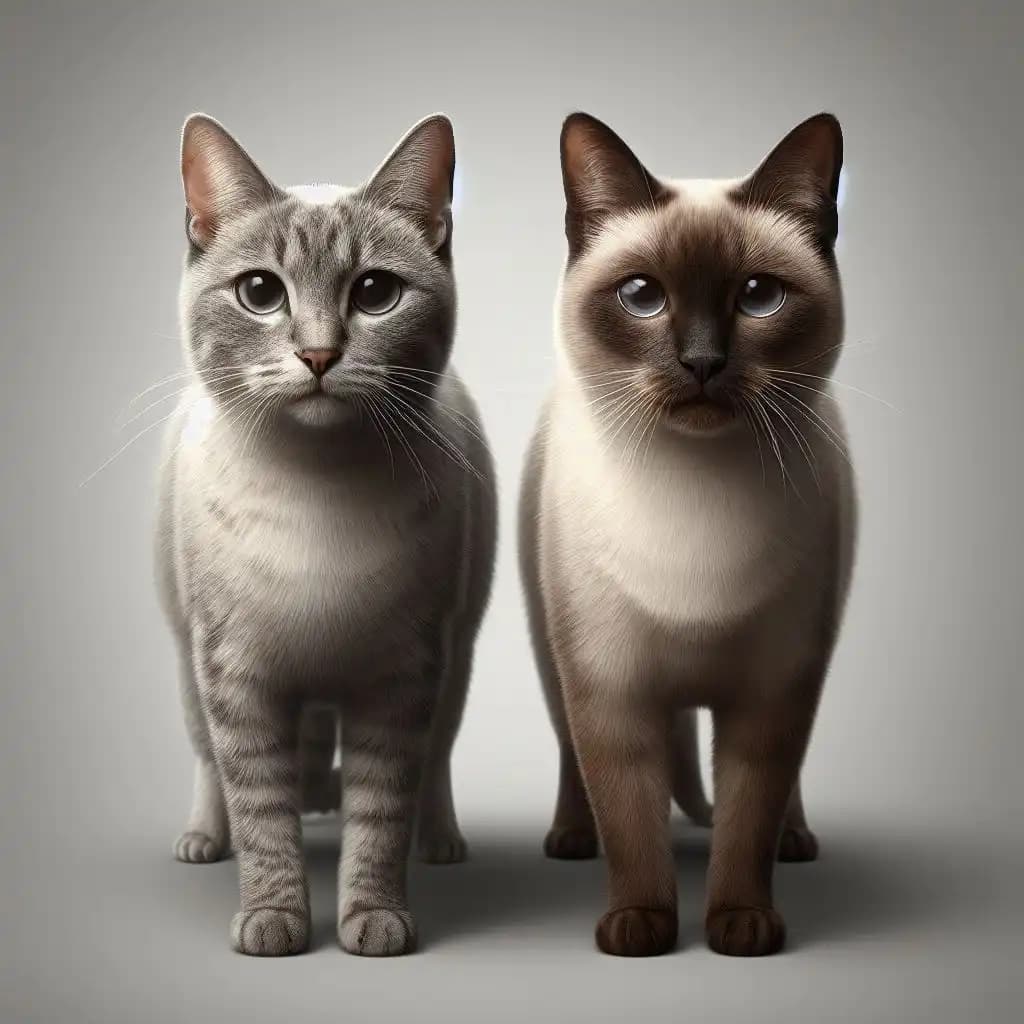 Feline Face-off: Thai Cat vs. Siamese Showdown