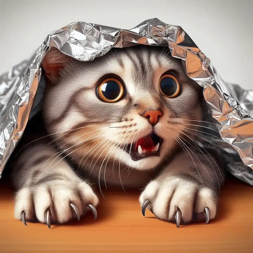 Crinkling Mystery: Why Cats Shun Aluminum Foil