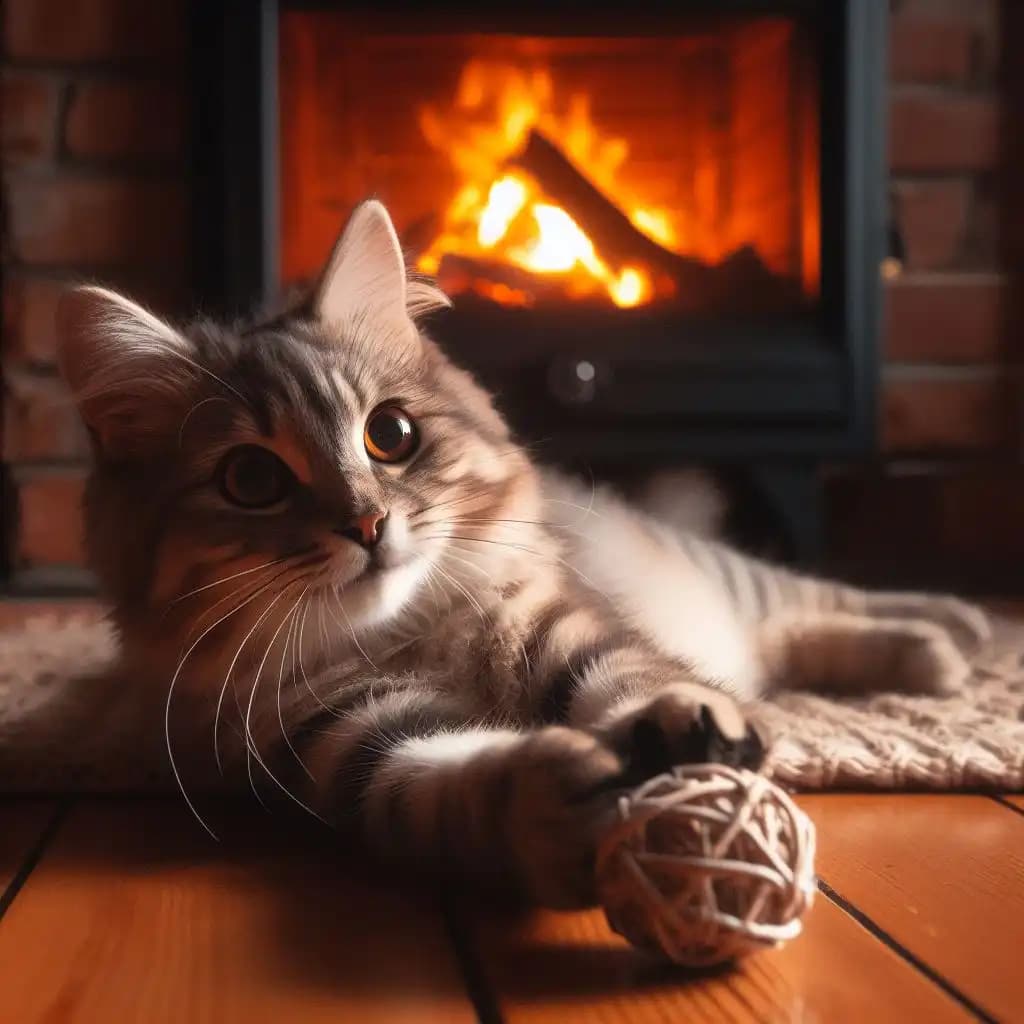 Unlocking the Cozy Mystery: Why Cats Adore Fireplaces