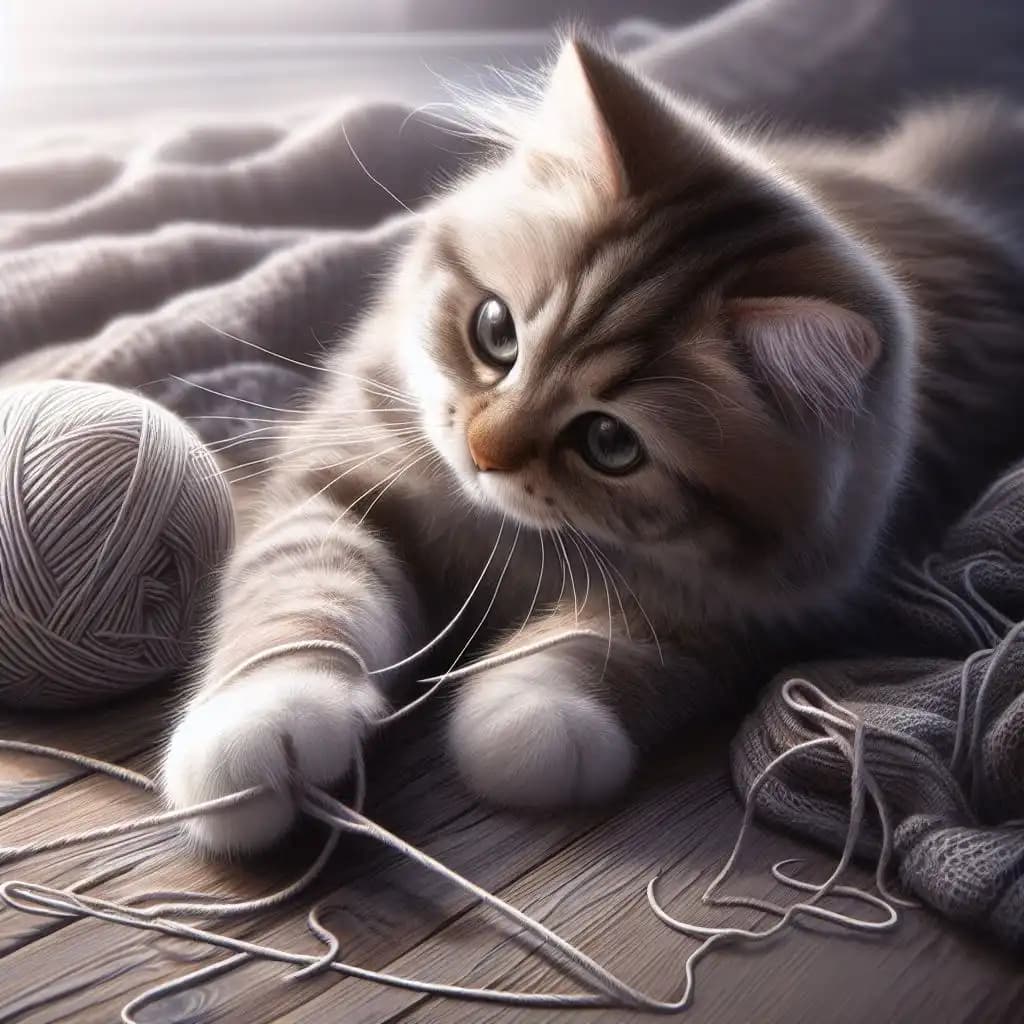 Feline Fascination: Decoding Cats' Yarn Attraction